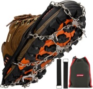 RACZKI ANTYPOŚLIZGOWE NA BUTY KOLCE TURYSTYCZNE NA LOD ŚNIEG GÓRY 38-45