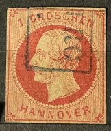Niemcy Deutsches Reich, Królestwo Hanoweru, 1 grosz, wydany w 1859 roku