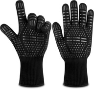 RĘKAWICE ŻARDOODPORNE DO GRILLA ODPORNE NA WYSOKIE TEMPERATURY 800°C