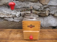 Stary Drewniany Młynek do Kawy_Pieprzu z czasów PRL_SPRAWNY