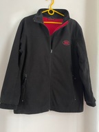 N BLUZA DRESOWA ROZPINANA DOUBLE SPEED CZARNA GRUBY MOCNY MATERIAŁ