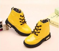 Super wygodne BOTKI r.29 żółte ocieplane na zamek