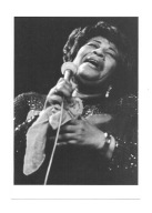 Pocztówka - Ella Fitzgerald / portret wokalistki