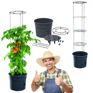 DONICZKA DO UPRAWY POMIDORÓW ZESTAW TOMATO GROWER ANTRACYT
