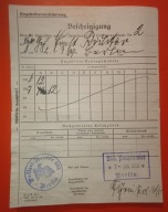 rachunek składkowy („Beitragsrechnung”) państwowego ubezpieczenia NRD