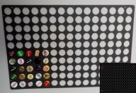 Prostokąt Kapslownica na kapsle 34x62cm 180 otw