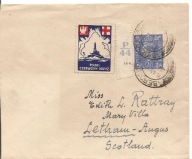 POLSKI CZERWONY KRZYŻ -koperta SZKOCJA -1945 rok