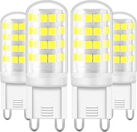 Żarówka LED G9 3 W nieściemnialna zimna biel 6000K 330 lm 4 sztuki