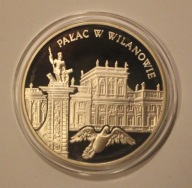 WILANÓW - 20 ZŁ ZŁOTYCH 2000 PAŁAC w WILANOWIE + FOLDER EMISYJNY NBP