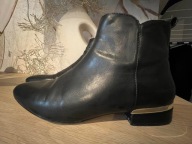 BOTKI Buty Czarne Skórzane ANNA FIELD Zalando r. 38