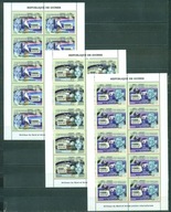 PTAKI. REP.GUINEE. Mi 3 ark. perf.**2007r.