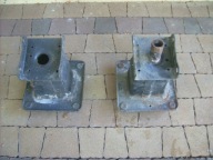 MERCEDES ML W164 strefa zgniotu odboje zderzaka tył