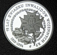 200 000 zł. 1994 r. Związek Inwalidów Wojennych, Ag 750.