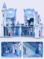 Puzzle 3D Elsa Model Do Składania Lodowy Pałac Zamek Elsy