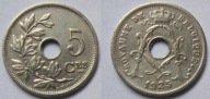 Belgia 5 cent 1925 ces