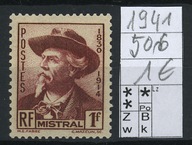 Francja, 1941, Mi 506**.