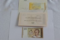 Banknot 20 zł 200 rocznica urodzin Juliusza Słowackiego z 2009 r