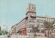 CZĘSTOCHOWA - GŁÓWNY URZĄD POCZTOWY - POCZTA - ZEGAR- AUTOBUS SAN- MOTOCYKL