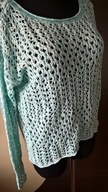 Sweterek ażurowy damski, młodzieżowy-rozmiar M/38