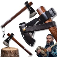 SIEKIERA TOPOREK KUTY SURVIVALOWY MYŚLIWSKI TOMAHAWK TAKTYCZNY OBUCH STAL