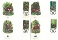 02-FDC-KR42- Zair, WWF,1984, Okapi