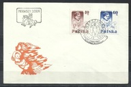 *FDC ROCZNIK 1956 Fi 835-36 kas. WAWRZYŃSKA