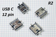 Gniazdo USB C 12 PIN 3.1 SMD (r2)