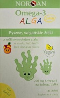 Żelki Omega-3 Norsan wegańskie z algami smak tutti frutti