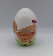 Jajeczko pojemnik Kogucik Kogut, figurka, pomieści jajko - 9cm