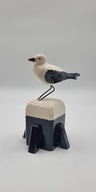 Mewa na folochronie RZEŹBA z drewna ręcznie malowana 20 cm