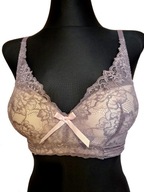 Przepiękny koronkowy biustonosz stanik podwójny push-up r. 80B