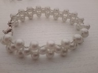 Bransoleta perłowa elegancka