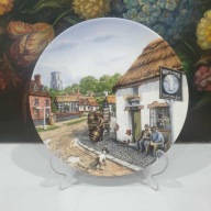 Talerz Royal Doulton „The White Horse” 1991 + certyfikat,