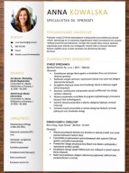 SZABLON CV 2 STRONY WZÓR MS WORD DOCX A4 PROFESJONALNE CURRICULUM VITAE
