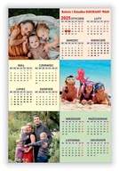 FOTO MAGNES kalendarz 2025 duży 20x29 cm PREZENT NA DZIEŃ BABCI I DZIADKA