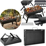 GRILL TURYSTYCZNY WĘGLOWY SKŁADANY OGRODOWY PRZENOŚNY BBQ MANGAL RUSZT
