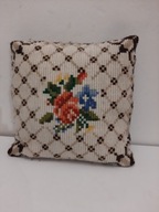 KILIM PODUSZKA OZDOBNA WEŁNIANA POSZEWKA NA PODUSZKĘ SKANDYNAWSKA HAFT