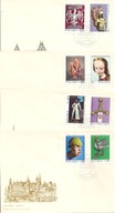 ARCYDZIEŁA SZTUKI POLSKIEJ -koperty FDC -1973 rok -Fi 2090-2097