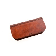 Drewniane etui na okulary, prostokątne, kasztanowe