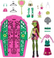LALKA MONSTER HIGH VENUS MCFLYTRAP RÓŻOWA Z AKCESORIAMI MODOWA 29 cm HYT75