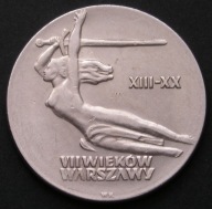 Polska 10 złotych 1965 - Nike - VII wieków Warszawy