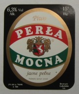 ETYKIETA PIWO JASNE PEŁNE PERŁA MOCNA BROWAR JATUTÓW