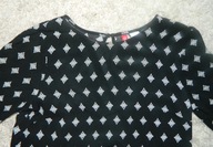 bluzka czarno biała r. XS