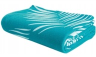 RĘCZNIK kąpielowy plażowy YVES ROCHER podróż _ 150 x 70 _ MIKROFIBRA turkus