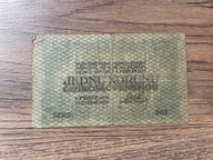 Czechosłowacja - 1 korona - 1919