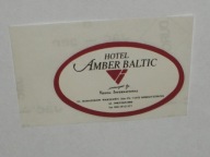HOTEL AMBER BALTIC MIĘDZYZDROJE naklejka