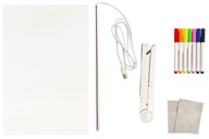 Tablica LED podświetlana 30x20 cm + 7 flamastrów