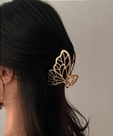 SPINKA KLAMRA DO WŁOSÓW MOTYL ZŁOTA