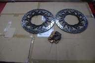 Tarcze Hamulcowe Przód Przednie KPL Yamaha R1 RN22 09-14 Klocki TRW