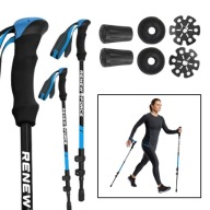 KIJKI DO NORDIC WALKING TREKKINGOWE DO CHODZENIA KIJE TELESKOPOWE 2 SZT